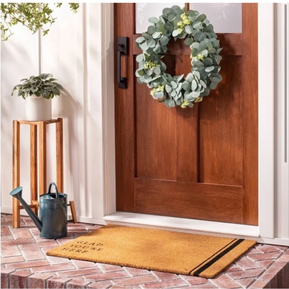 Hearth & Hand with Magnolia Holiday Faux 20”Seeded Eucalyptus with Berry Wreath